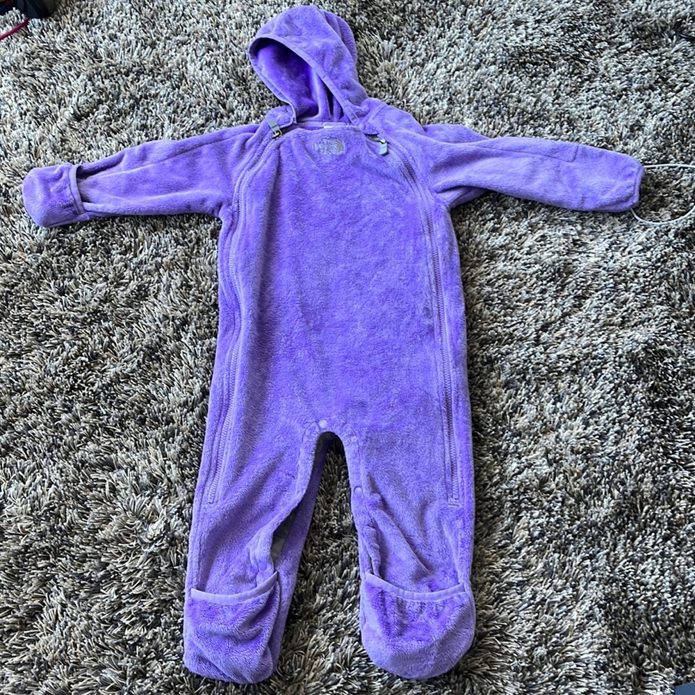 North Face baby fleece bunting